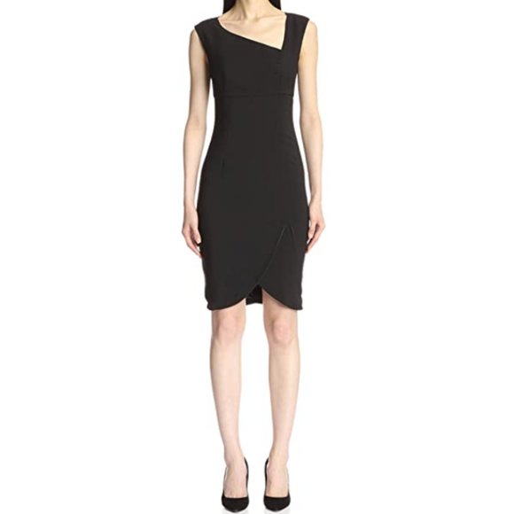 Society Dresses & Skirts - NWT Society NY Slash Neck Slit Tulip Cocktail LBD